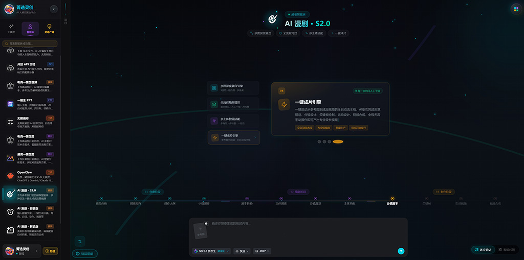 电商一键生图与视频示意